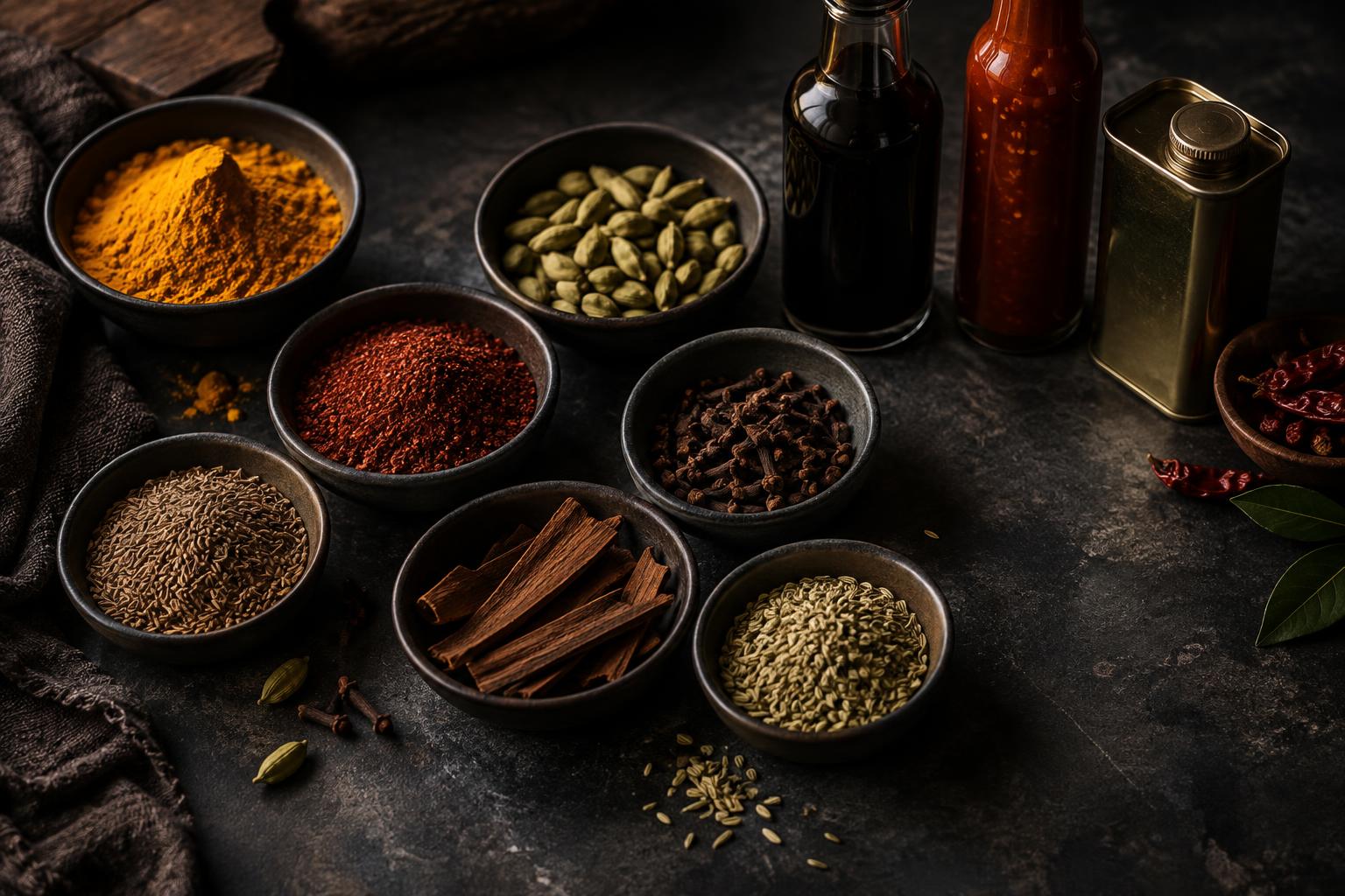 Spices, Sauces & Oils