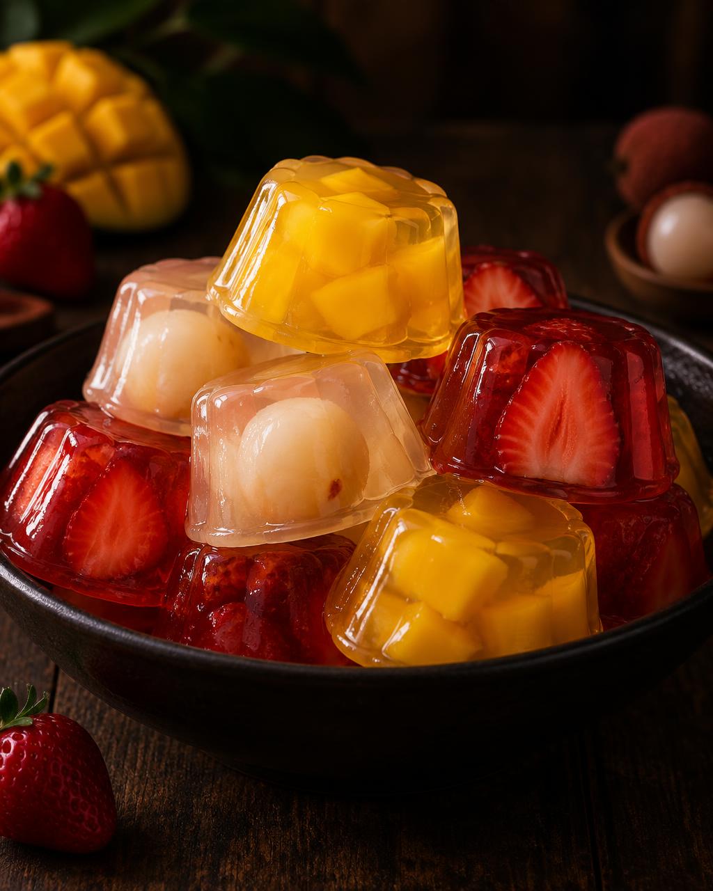Assorted Fruit Jelly Cups